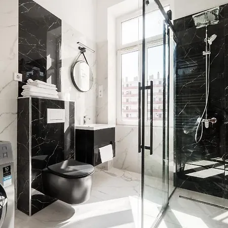 Prime Star Deak Ter Modern Luxury Lägenhetshotell Budapest